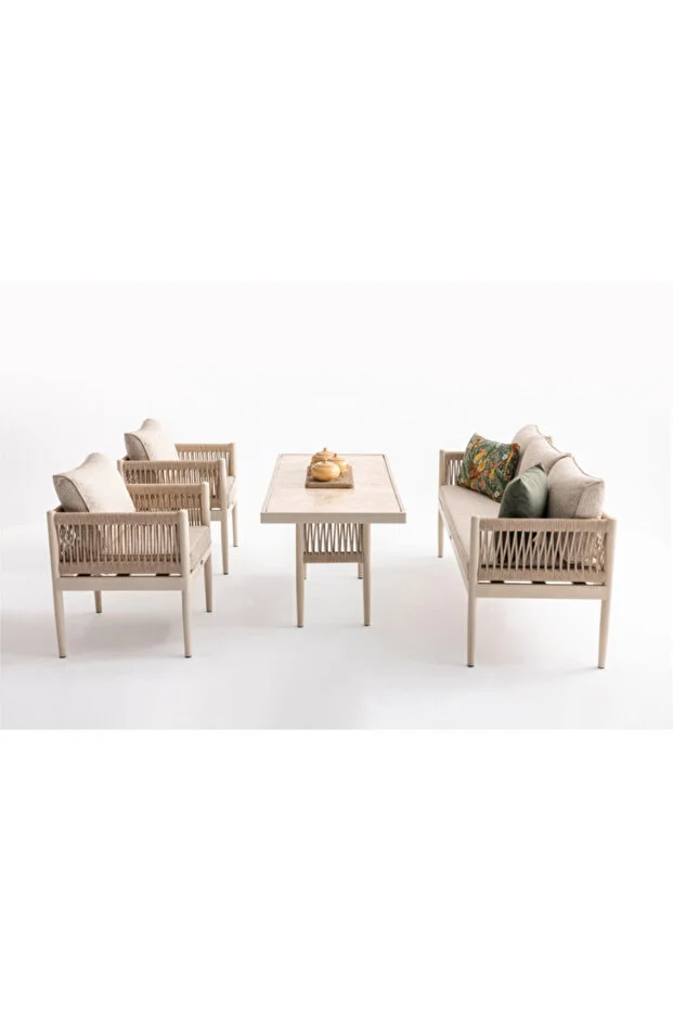 Lyon Midi Bahçe Oturma Grubu (3+1+1+MASA)